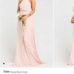 Show Me Your Mumu: Amanda Maxi: Dusty Blush Crisp
